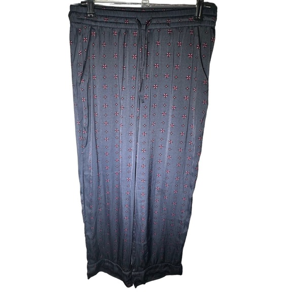 NWT Banana Republic Navy and Red/Pink Geo Print Pajama Pants XS - Picture 2 of 5